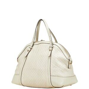 Gucci White ssima Ivory Bag Shoulder Leather Handbag